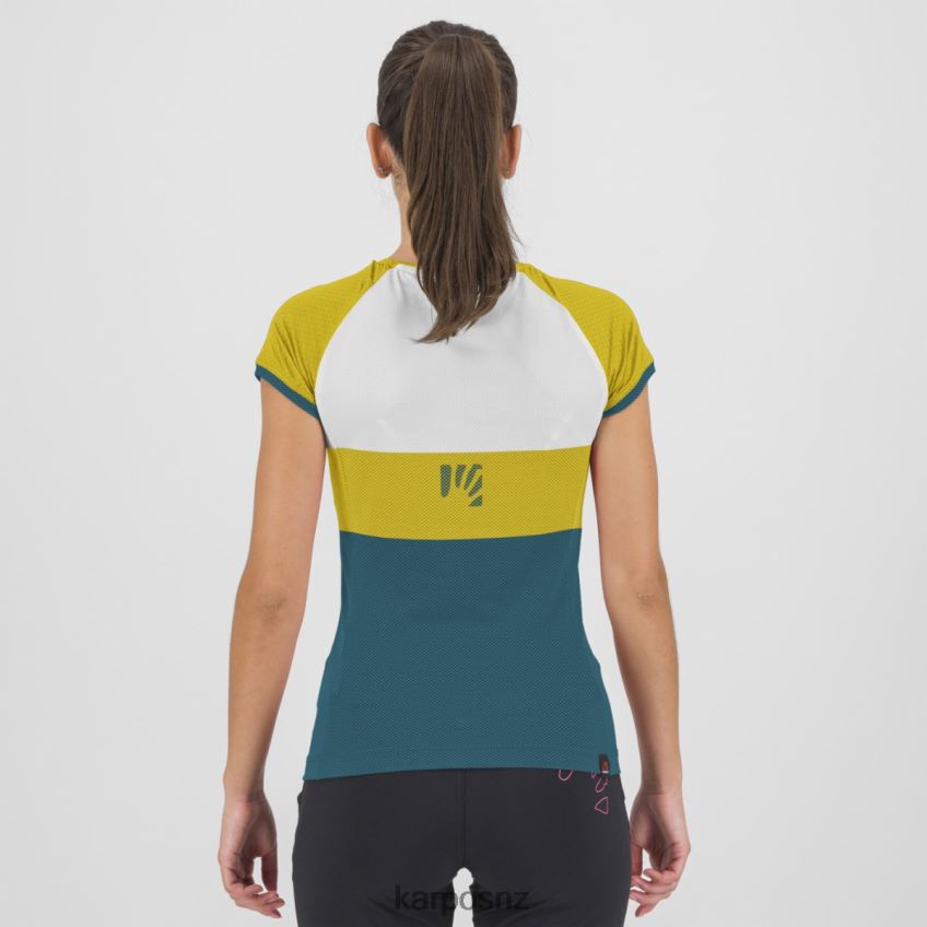 T-Shirt| LEMON CURRY/WHITE/CORSAIR 0848P81249 Karpos MOVED EVO W JERSEY Women