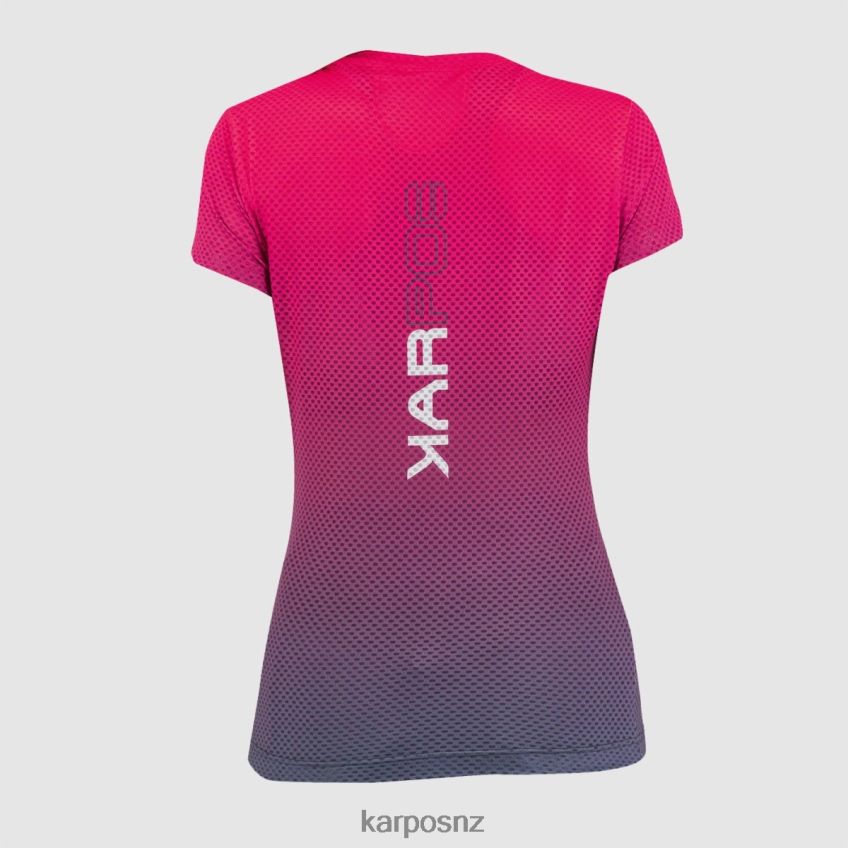 T-Shirt| OMBRE BLUE/CABARET 0848P81317 Karpos VERVE MESH W T-SHIRT Women