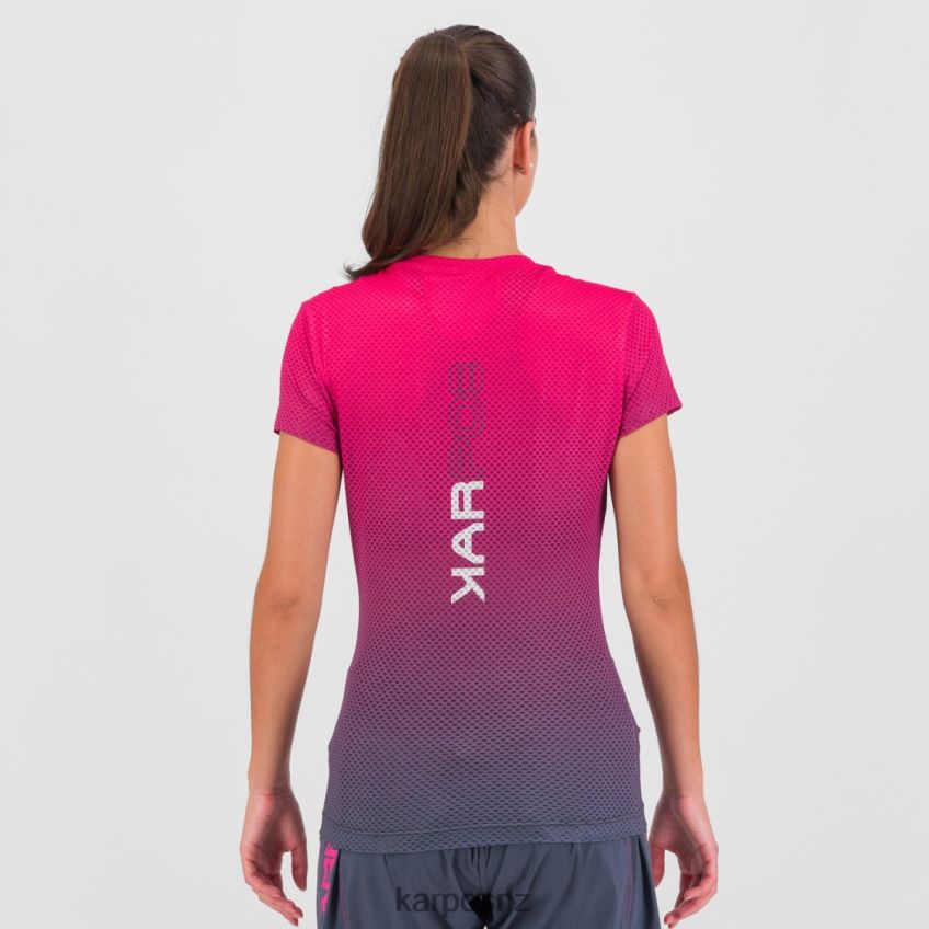 T-Shirt| OMBRE BLUE/CABARET 0848P81317 Karpos VERVE MESH W T-SHIRT Women