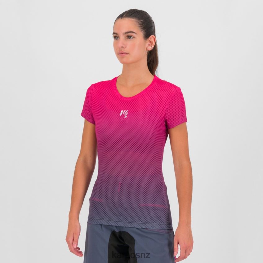 T-Shirt| OMBRE BLUE/CABARET 0848P81317 Karpos VERVE MESH W T-SHIRT Women