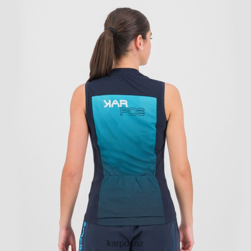 T-Shirt| SKY CAPTAIN/BLUE ATOLL 0848P81236 Karpos VERVE EVO W SLEEVELESS Women
