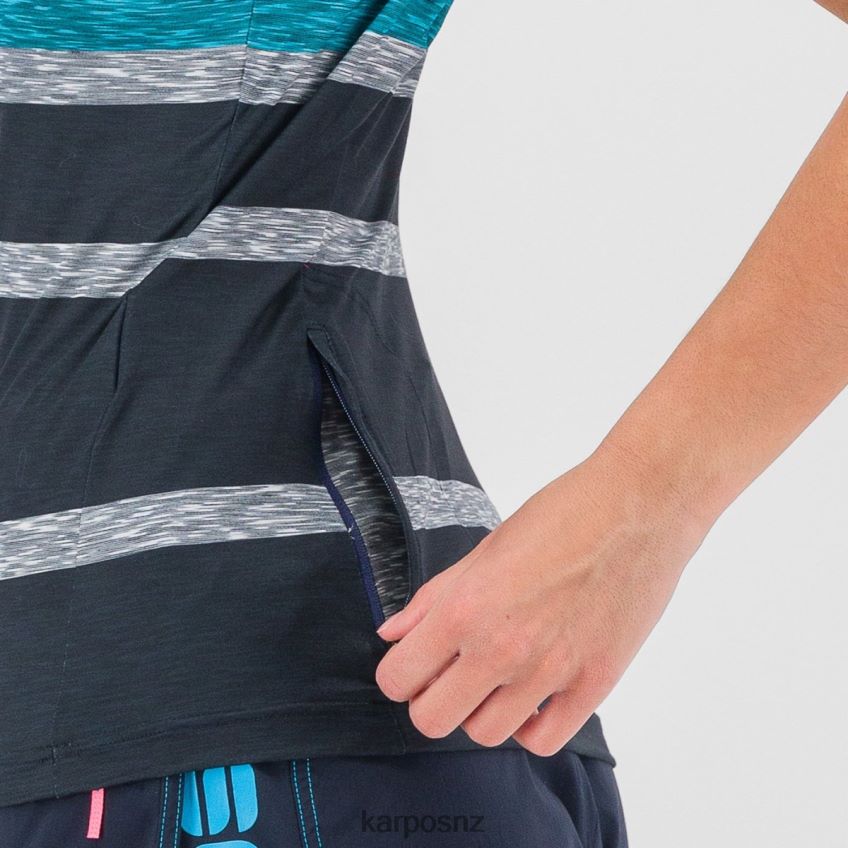 T-Shirt| SKY CAPTAIN/BLUE ATOLL 0848P81251 Karpos VERVE W TEE Women