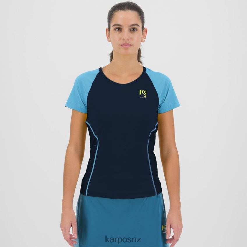T-Shirt| SKY CAPTAIN/BLUE ATOLL 0848P81255 Karpos LAVAREDO EVO W JERSEY Women