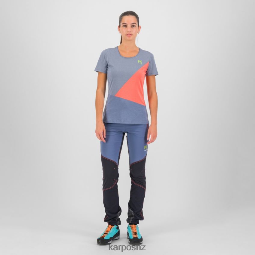 T-Shirt| VINTAGE INDIGO/HOT CORAL 0848P81284 Karpos NUVOLAU W JERSEY Women