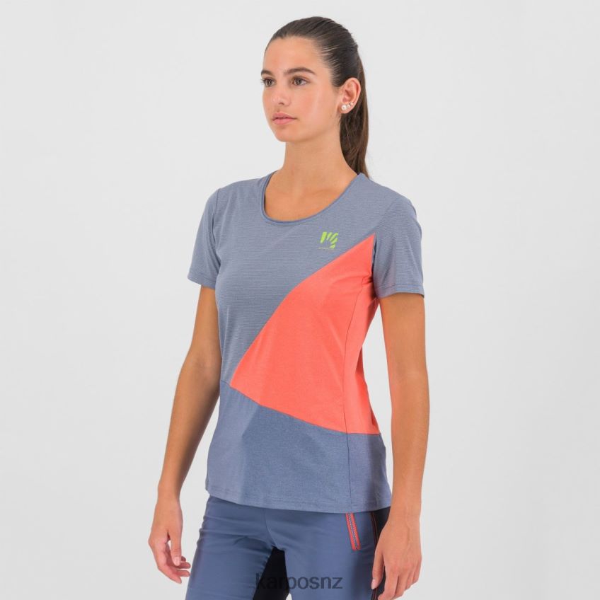 T-Shirt| VINTAGE INDIGO/HOT CORAL 0848P81284 Karpos NUVOLAU W JERSEY Women