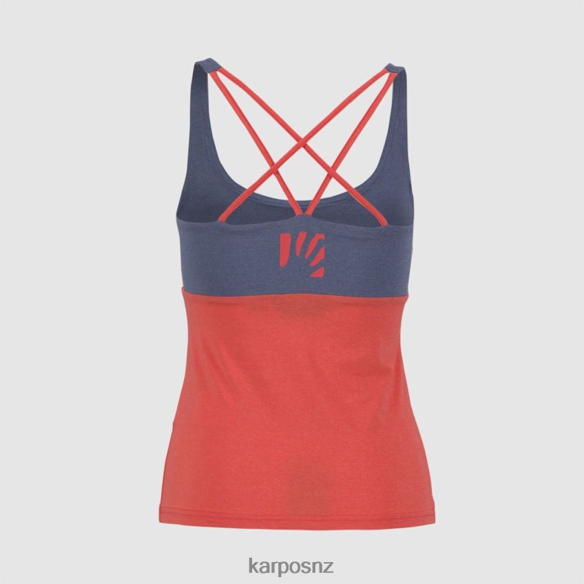 T-Shirt| VINTAGE INDIGO/HOT CORAL 0848P81327 Karpos BULL EVO W TOP Women