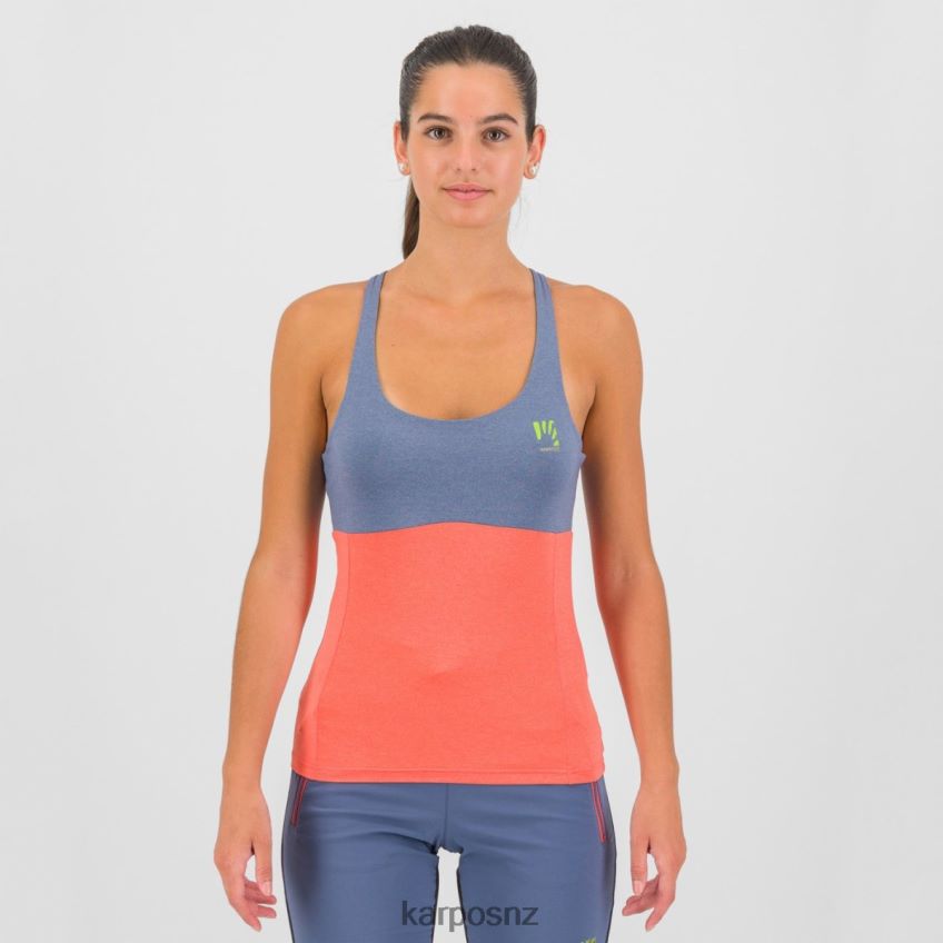 T-Shirt| VINTAGE INDIGO/HOT CORAL 0848P81327 Karpos BULL EVO W TOP Women