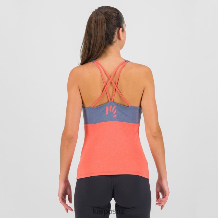 T-Shirt| VINTAGE INDIGO/HOT CORAL 0848P81327 Karpos BULL EVO W TOP Women