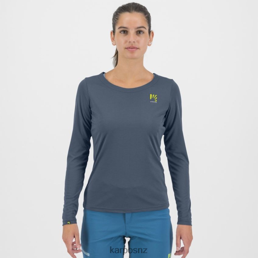 T-Shirt| VINTAGE IND./BLACK/WHITE 0848P81310 Karpos LOMA W JERSEY LS Women